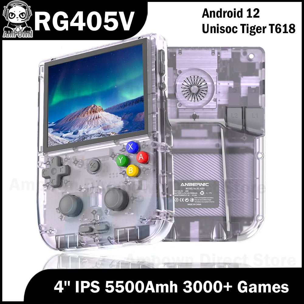 Anbernic RG405V RG 405V Touch Screen Android 12 Retro Video Game Console
